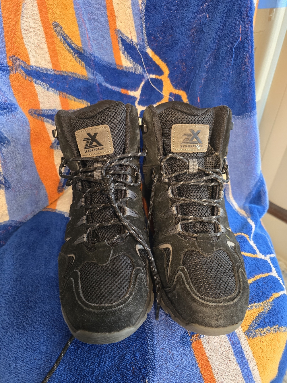 ZeroXposur Black Tactical Hiking Boots